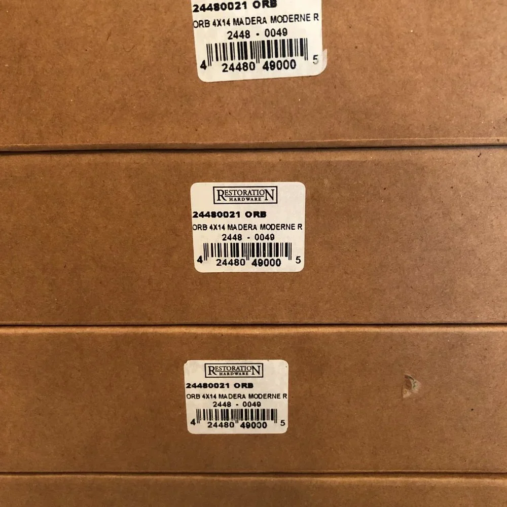 Two | Restoration Hardware Madera Moderne Register Covers in Oiled Rubbed Bronze
